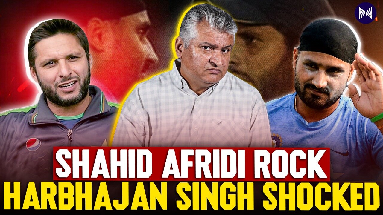 Shahid Afridi Rock, Harbhajan Singh Shocked