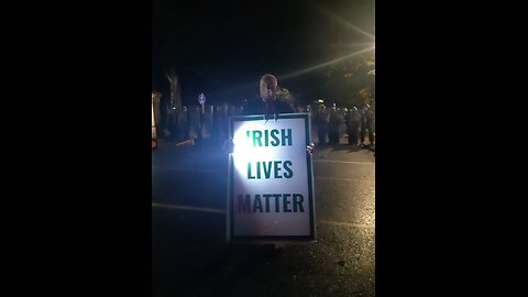 City West: Peaceful Protest Quickly Becomes a Riot and Garda Van Burned Down