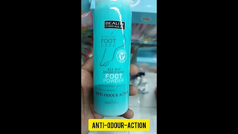 Beauty Formulas All Day Deodorising Foot Powder 100g – Long-Lasting Freshness & Odour Protection