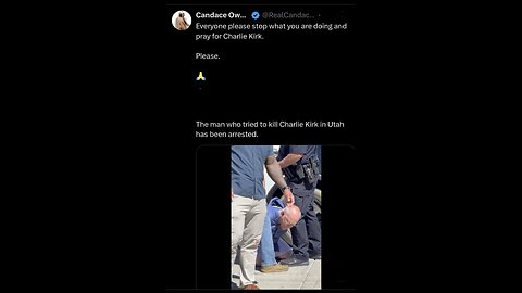 Candace ~,Please Stop And Pray for Charley Kirk