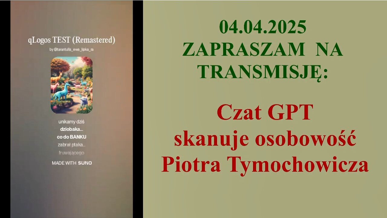 1z2 - Czat GPT skanuje osobowość Piotra Tymochowicza 👮♀️ - 04.04.2025