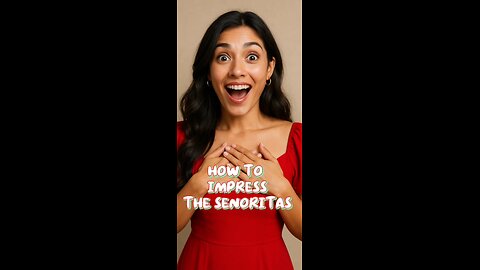 How to impress the senoritas.