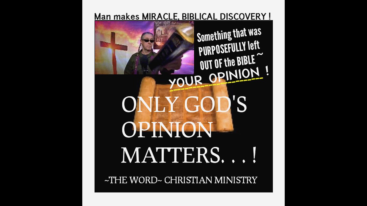 Man makes MIRACLE BIBLICAL DISCOVERY !