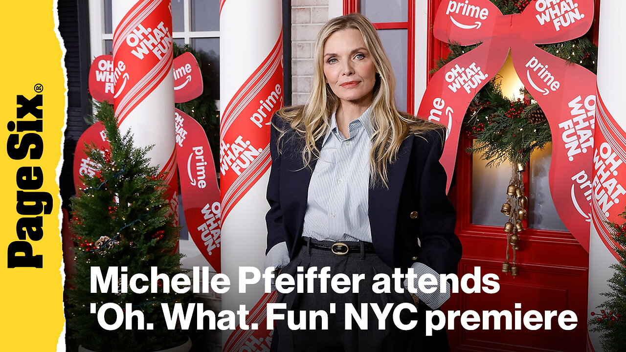 Michelle Pfeiffer attends Oh. What. Fun NYC premiere