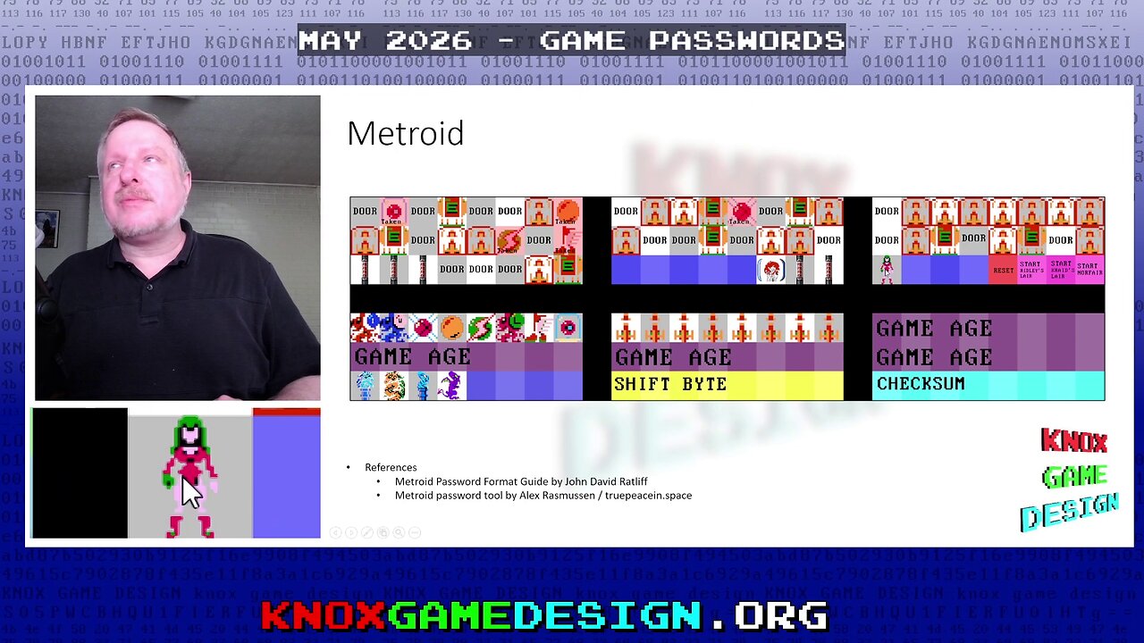Game Passwords - Knox Game Design, May 2026