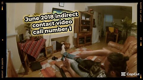 June 2018 indirect contact number 1 between Ayrton, Gabrielle and daddy