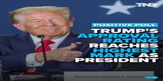 Trump Scores High Approval Ratings in Shocking Poll
