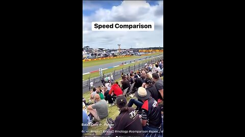 Speed Comparison: MotoGP3, MotoGP2, MotoGP