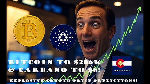 Bitcoin to $206K & Cardano to $6! EXPLOSIVE Crypto Price Predictions & Native Token Surge!