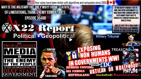 Ep 3646b - Why Is The Military Is The Only Way? Think Statute Of Limitations, Think Enemy Combatants