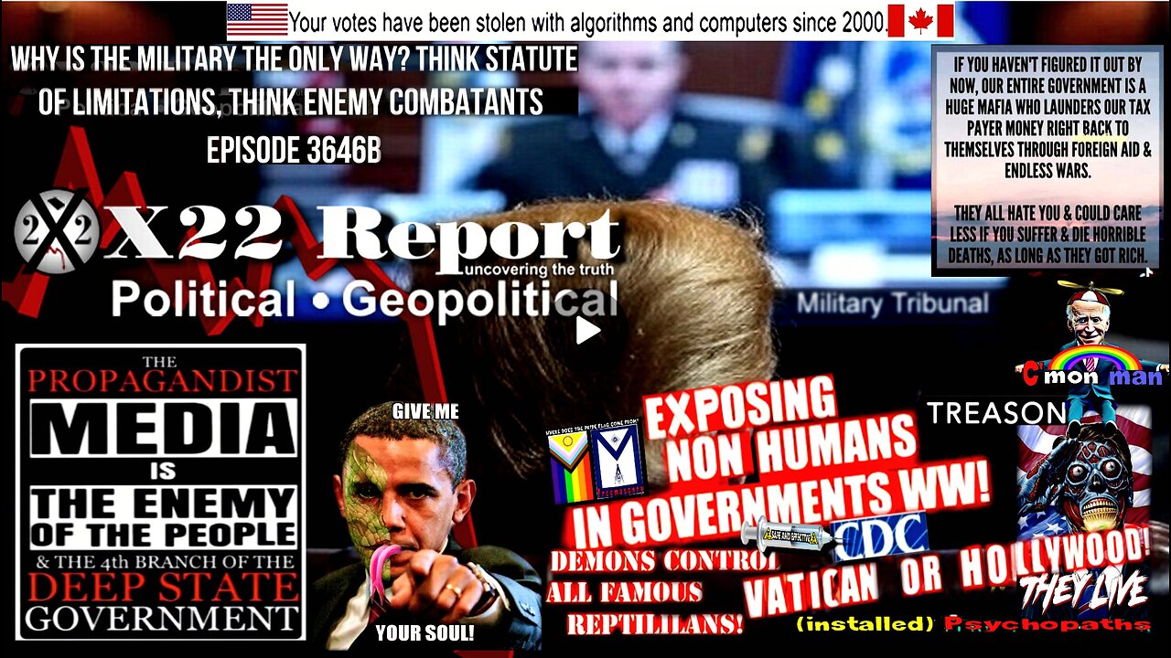 Ep 3646b - Why Is The Military Is The Only Way? Think Statute Of Limitations, Think Enemy Combatants