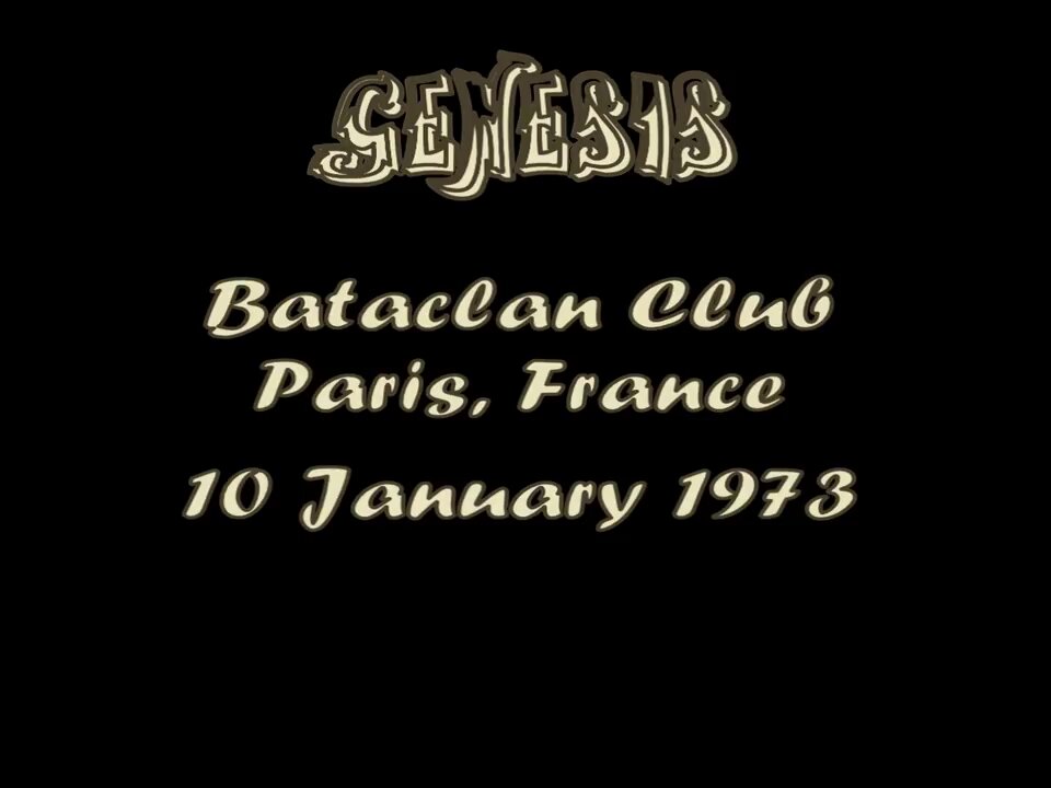 Genesis live, Bataclan Club, Paris January 10, 1973 (long version, 16mm master)