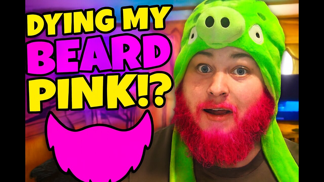 Piggy Partner PRESENT DYING MY BEARD PINK!?