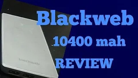 Blackweb 10400 mah battery bank review