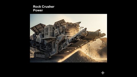 "The Unstoppable Force: Witness a Giant Rock Crusher in Action" Vlog 1