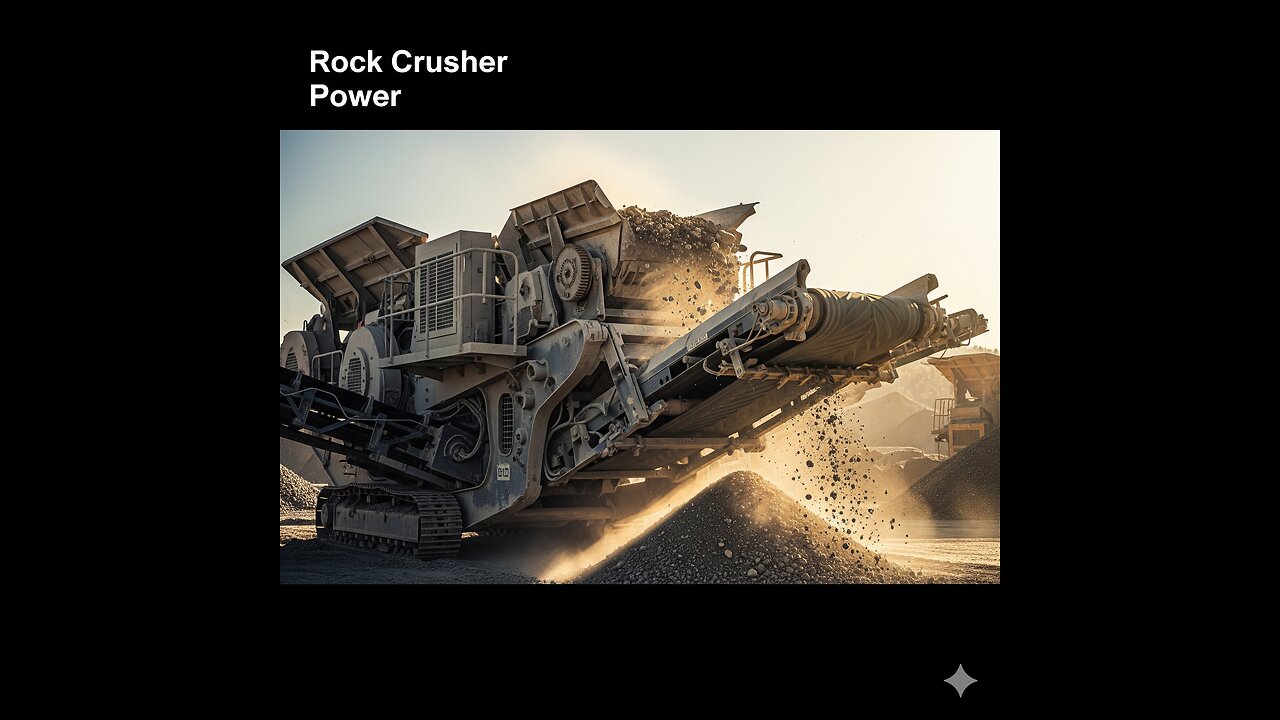 "The Unstoppable Force: Witness a Giant Rock Crusher in Action" Vlog 1