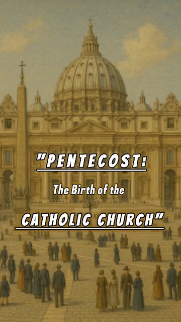 "PENTECOST: THE BIRTH OF THE CATHOLIC CHURCH"