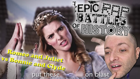 Epic Rap Battles Of History | Romeo and Juliet vs Bonnie and Clyde | First Time Reacting Watching