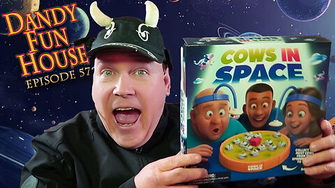 COWS IN SPACE Game Unboxing and Review! - Dandy Fun House episode 57