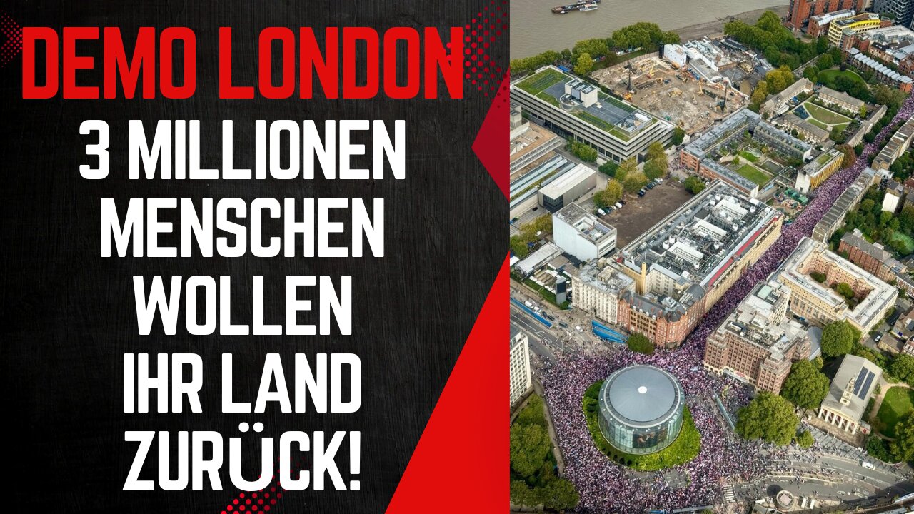 DEMO LONDON: 3 Millionen wollen ihr Land zurück! Die Medienlügen live entlarvt!