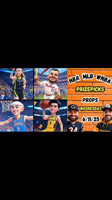 🔥9 HOT MLB PROPS | 🏀 NBA PROPS | ⛳️ US OPEN PROPS | WEDNESDAY 6/11/25