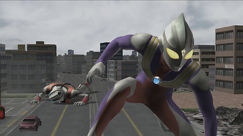 Ultraman Fighting Evolution 3 - Ultra Mode -Ultraman Tiga VS Evil Tiga (S Rank)