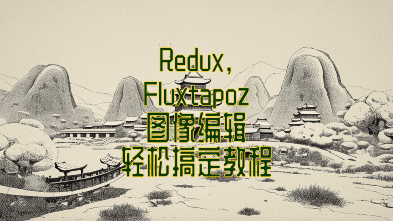 ComfyUI Redux与Fluxtapoz 图像编辑轻松搞定 #解放双手 #轻松搞定 #图像编辑 #自由创作