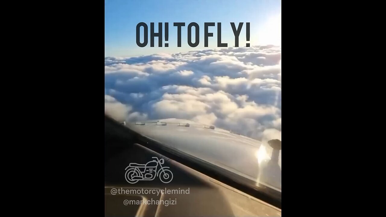 Motorcycles give you wings