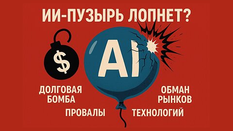 ИИ-ПУЗЫРЬ ЛОПНЕТ? Долговая бомба, обман рынков и провалы технологий
