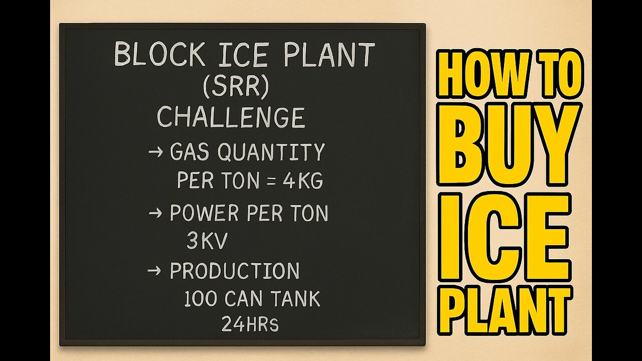New technology ice plant Information By Shree Ram Refrigeration || 📈✅