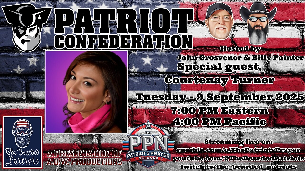 Patriot Confederation - Courtenay Turner Interview (September 9, 2025)