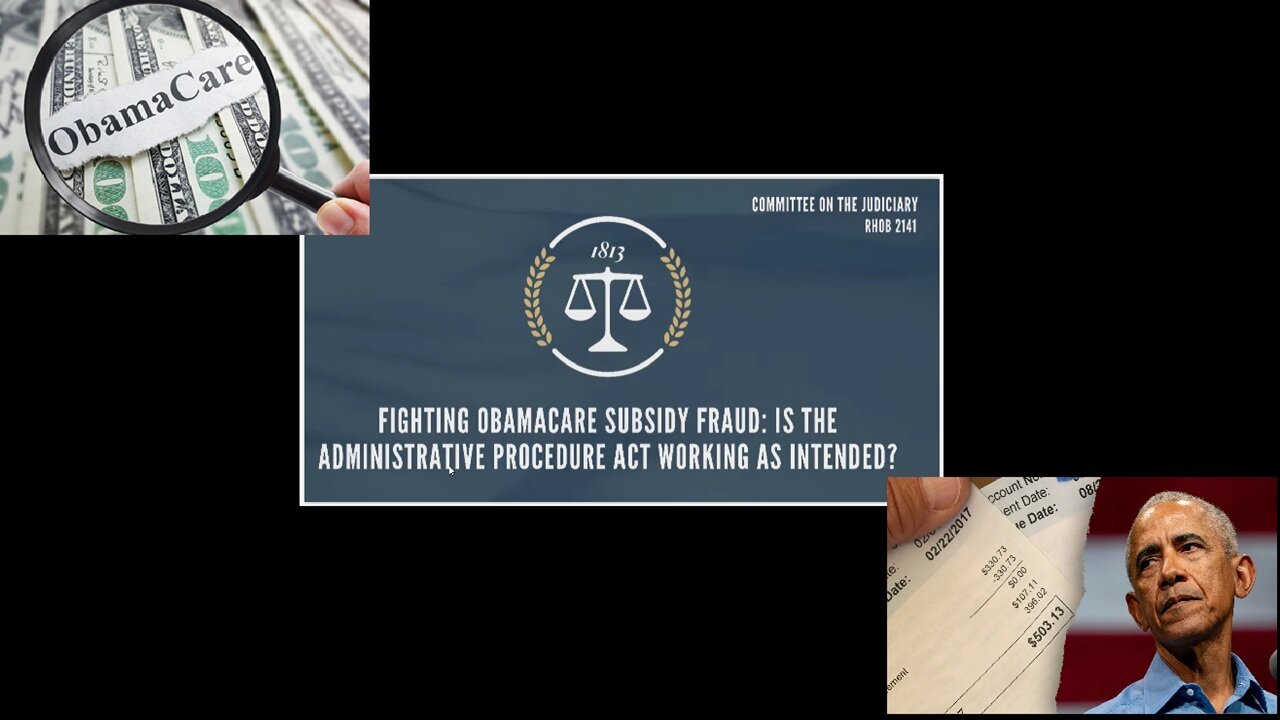 House Judiciary SubCmte Hearing: “Fighting Obamacare Subsidy Fraud"