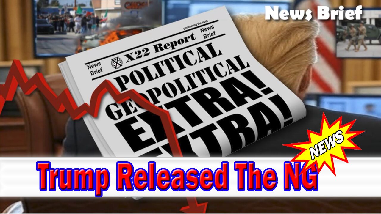 X22 Dave Report - Trump Released The NG, Scavino Sent The Message Before This Occurred