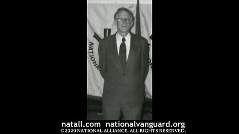 Dr. William Pierce – Black is Good, White is Bad