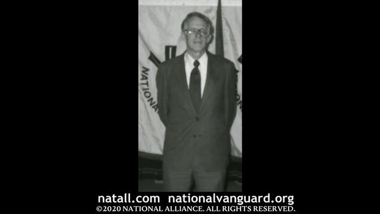 Dr. William Pierce – Black is Good, White is Bad