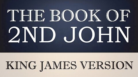 63) The Book of 2nd John