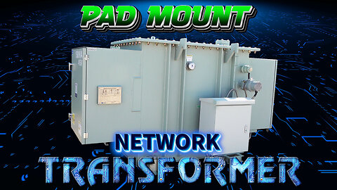 Pad Mount Network Transformer - 1.5 MVA - 4160V Delta Primary, 600Y/347 Wye-N Secondary