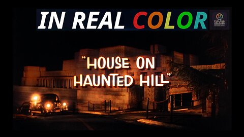 🏚️ House on Haunted Hill (1959) — Full Movie in Real Color — Vincent Price