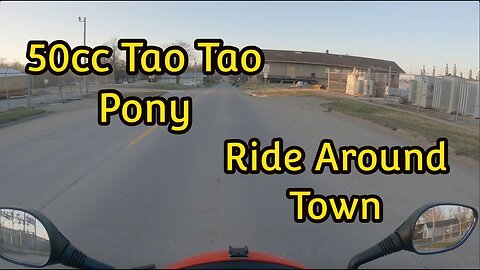 A Cold Ride Around Town On My TaoTao Scooter