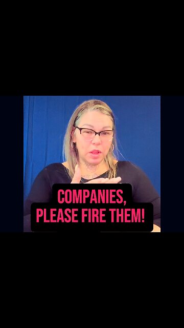 Companies, Please FIRE THEM! 😱 #ASL #deaf #signlanguage