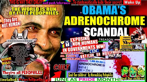 Obama Exposed as Major Adrenochrome Trafficker by Official Govt Documents (compilation version)