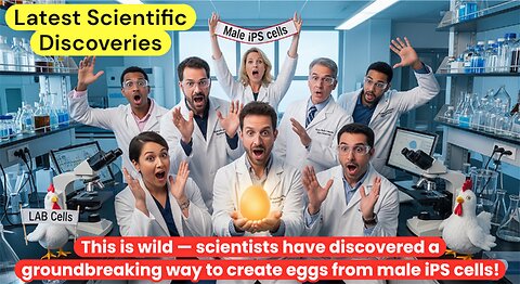 This is wild — scientists have discovered a groundbreaking way to create eggs from male iPS cells!!