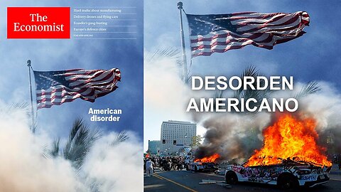 LA RIVISTA THE ECONOMIST ANNUNCIA IL DISORDINE AMERICANO.L'Economist annuncia il disordine americano il 14 giugno, giorno del compleanno di Donald Trump.si configura la guerra civile programmata??