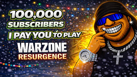🚨 Warzone Resurgence LIVE | I PAY YOU TO PLAY 🤑💰