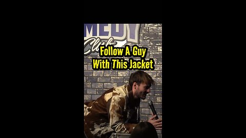 Following A Guy With This Jacket