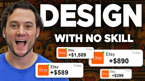 Etsy Print on Demand Design HACK (No Skill Required)