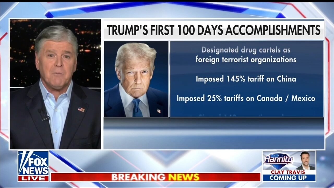 Hannity Breaks Down Trump's 100 Days Of Accomplishments