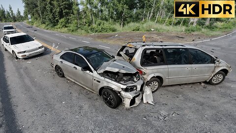 Car Crashes Marathon 2025 #1 - BeamNG Drive | Slow Motions