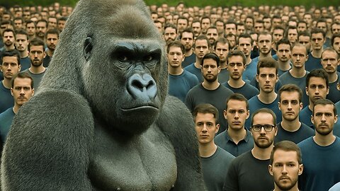 100 Humans vs. One Gorilla: The Ultimate Showdown!