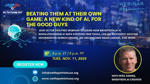 BEATING THEM AT THEIR OWN GAME: A New Kind of AI, For The Good Guys